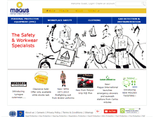 Tablet Screenshot of magusintl.com